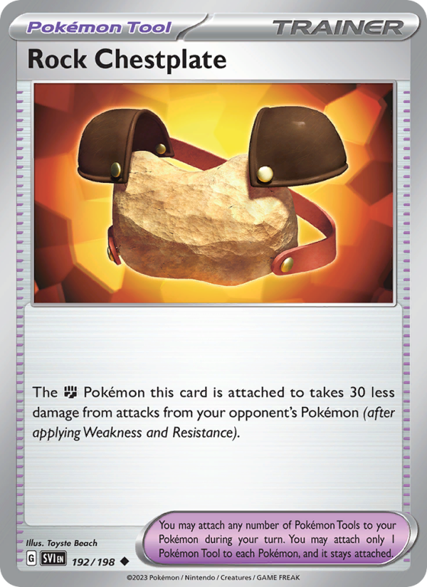 Rock Chestplate - Pokémon TCG Card