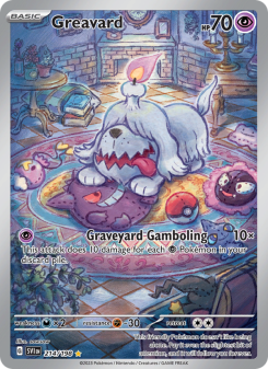 Greavard - pokemon TCG Card