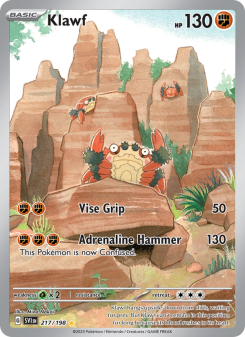 Klawf - pokemon TCG Card