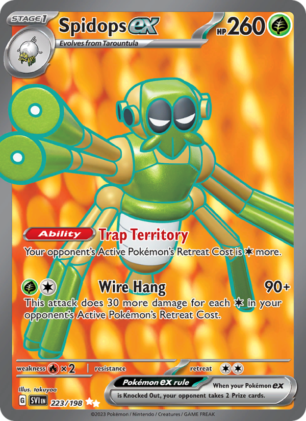 Spidops ex - Pokémon TCG Card