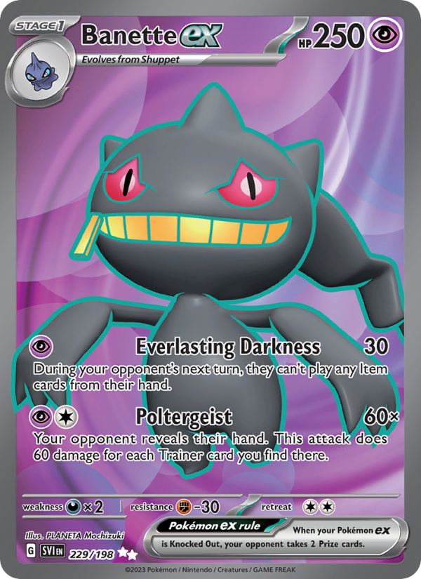 Banette ex - Pokémon TCG Card