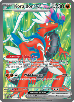 Koraidon ex - pokemon TCG Card