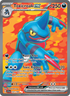 Toxicroak ex - pokemon TCG Card