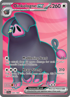Oinkologne ex - pokemon TCG Card