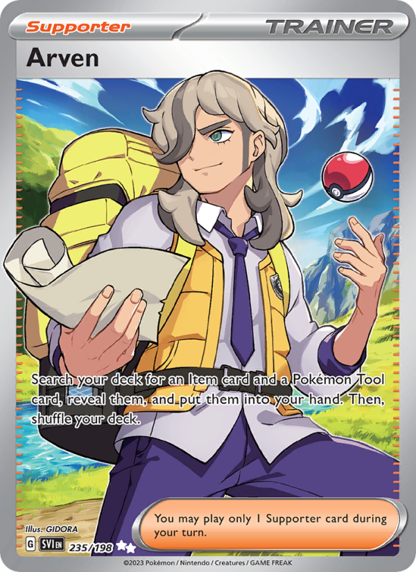 Arven - Pokémon TCG Card