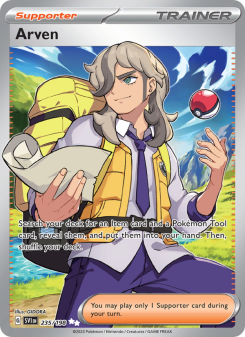Arven - pokemon TCG Card