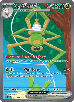 Spidops ex - pokemon TCG Card