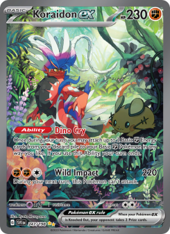 Koraidon ex - pokemon TCG Card
