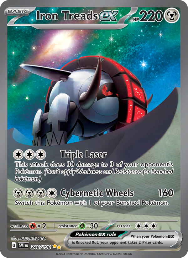 Iron Treads ex - Pokémon TCG Card
