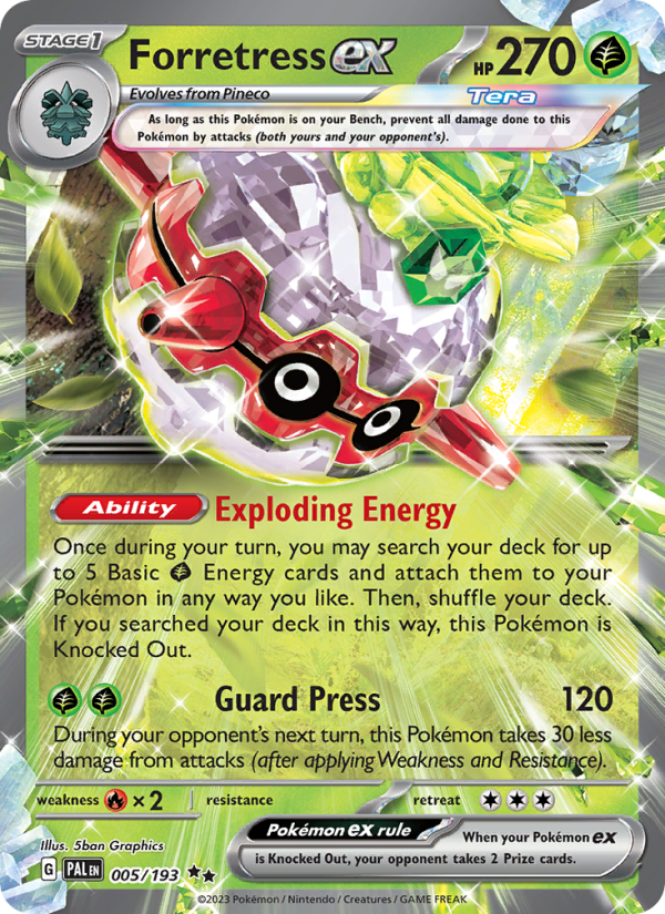 Forretress ex - Pokémon TCG Card