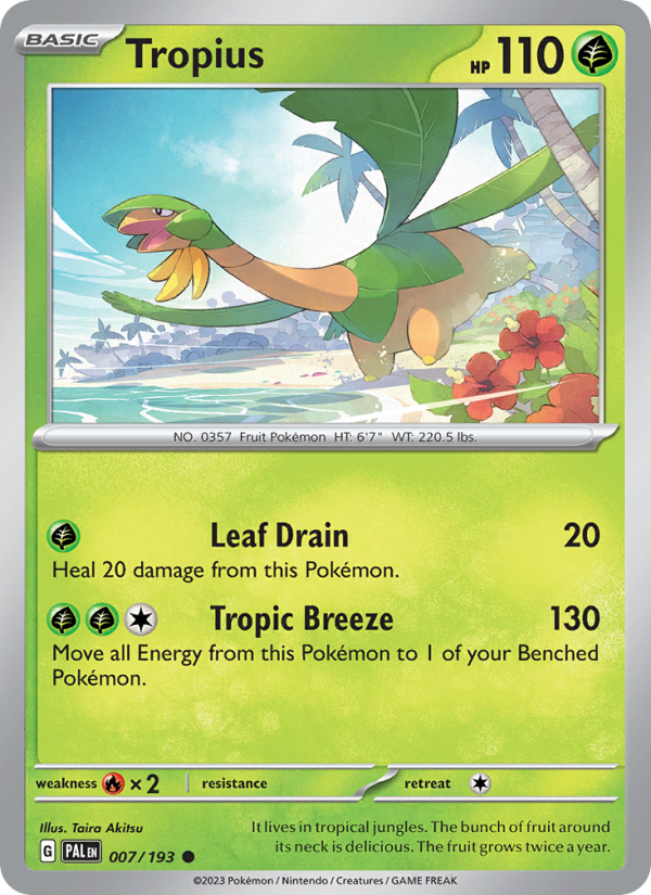 Tropius - Pokémon TCG Card