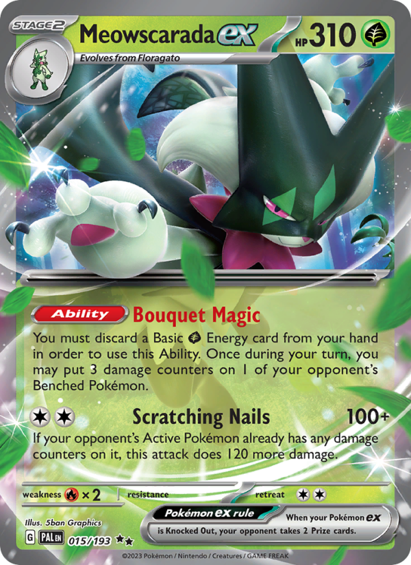 Meowscarada ex - Pokémon TCG Card