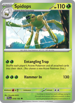 Spidops - pokemon TCG Card