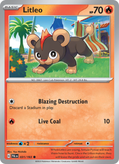 Litleo - pokemon TCG Card