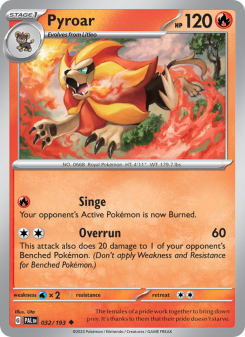 Pyroar - pokemon TCG Card