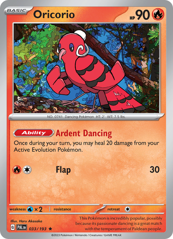 Oricorio - Pokémon TCG Card