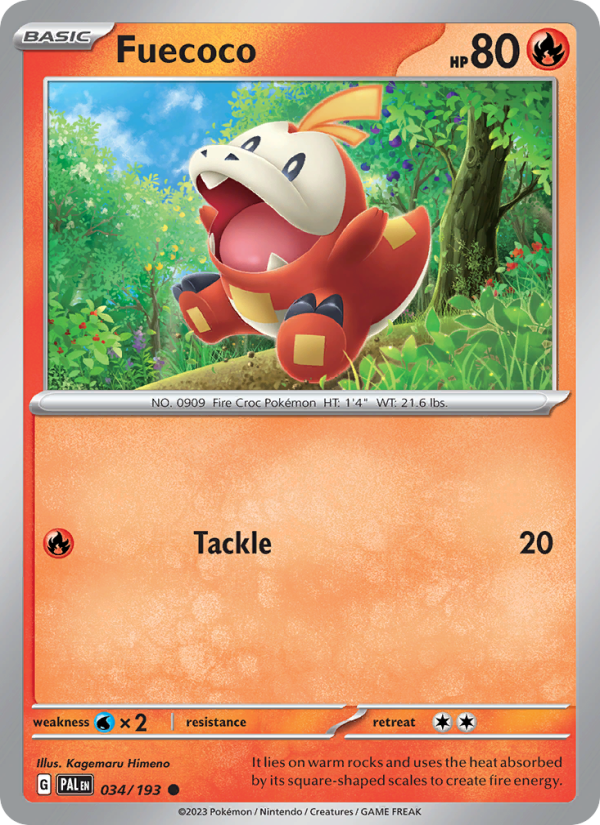 Fuecoco - Pokémon TCG Card