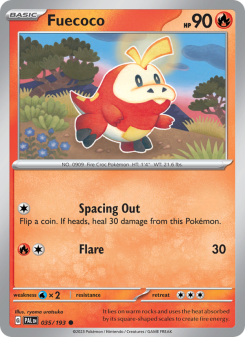Fuecoco - pokemon TCG Card