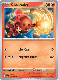 Charcadet - pokemon TCG Card