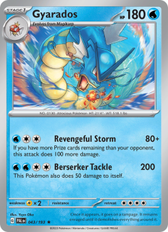 Gyarados - pokemon TCG Card