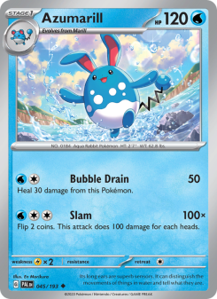Azumarill - pokemon TCG Card