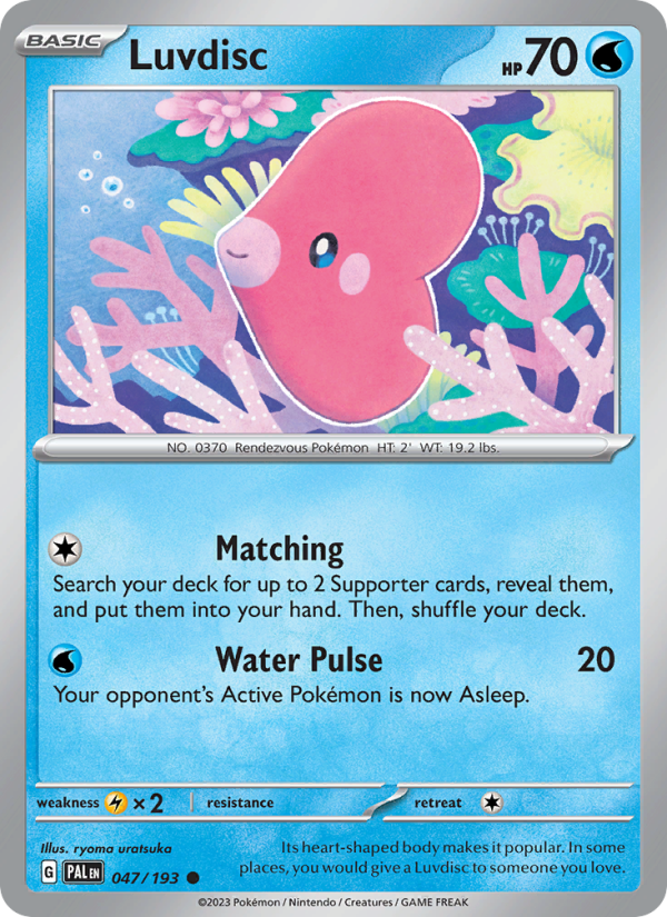 Luvdisc - Pokémon TCG Card
