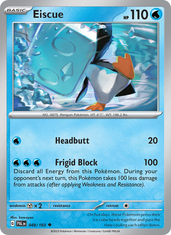 Eiscue - Pokémon TCG Card