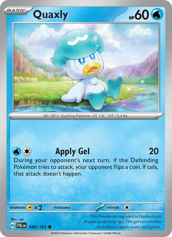 Quaxly - Pokémon TCG Card