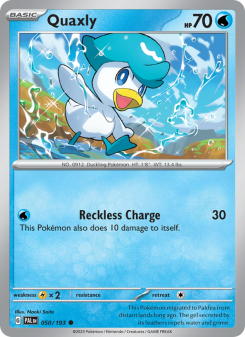 Quaxly - pokemon TCG Card