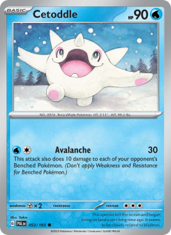 Cetoddle - pokemon TCG Card