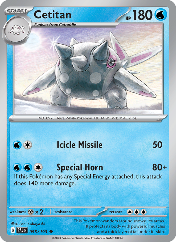 Cetitan - Pokémon TCG Card