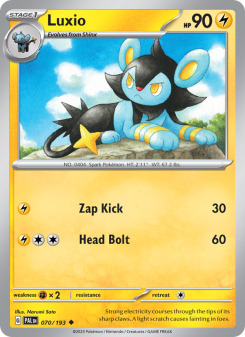 Luxio - pokemon TCG Card