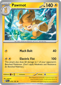 Pawmot - pokemon TCG Card