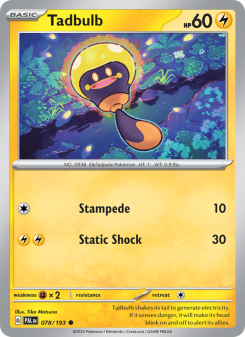 Tadbulb - pokemon TCG Card