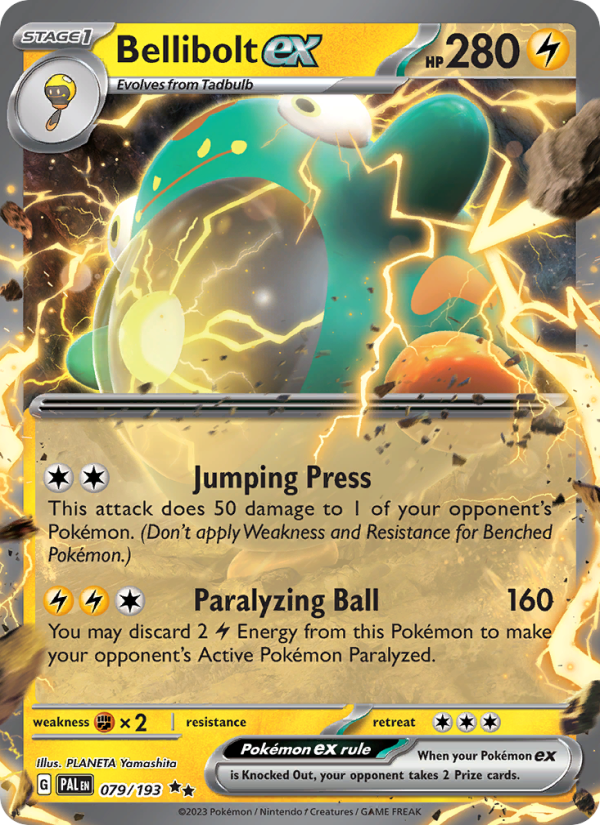 Bellibolt ex - Pokémon TCG Card