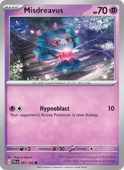 Misdreavus - pokemon TCG Card