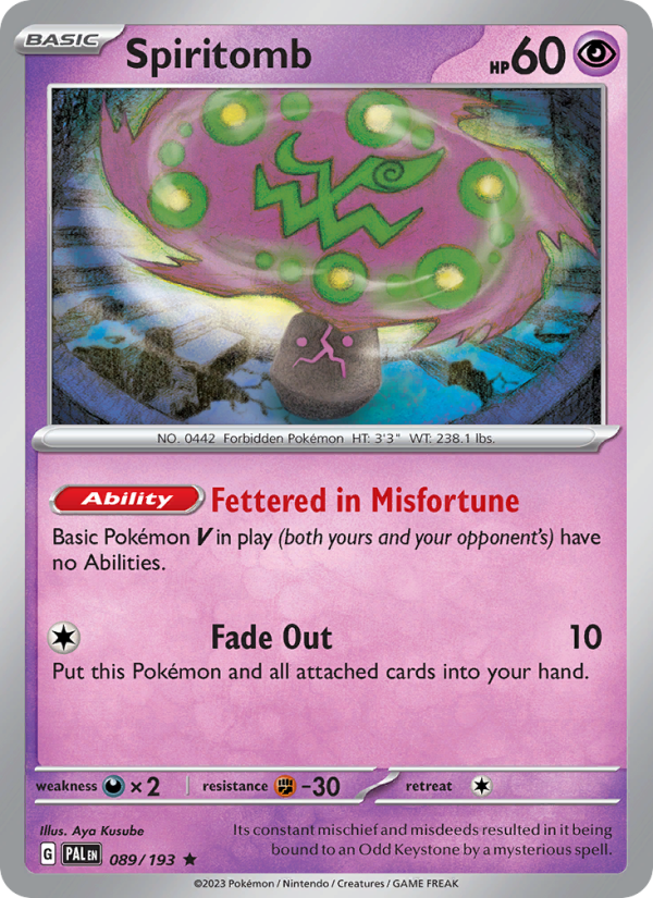Spiritomb - Pokémon TCG Card