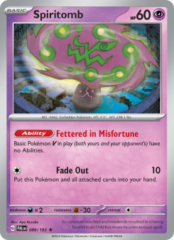 Spiritomb - pokemon TCG Card