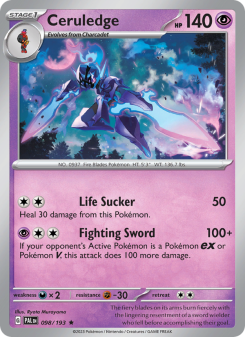 Ceruledge - pokemon TCG Card