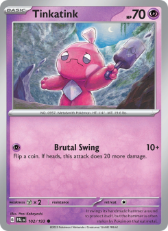 Tinkatink - pokemon TCG Card