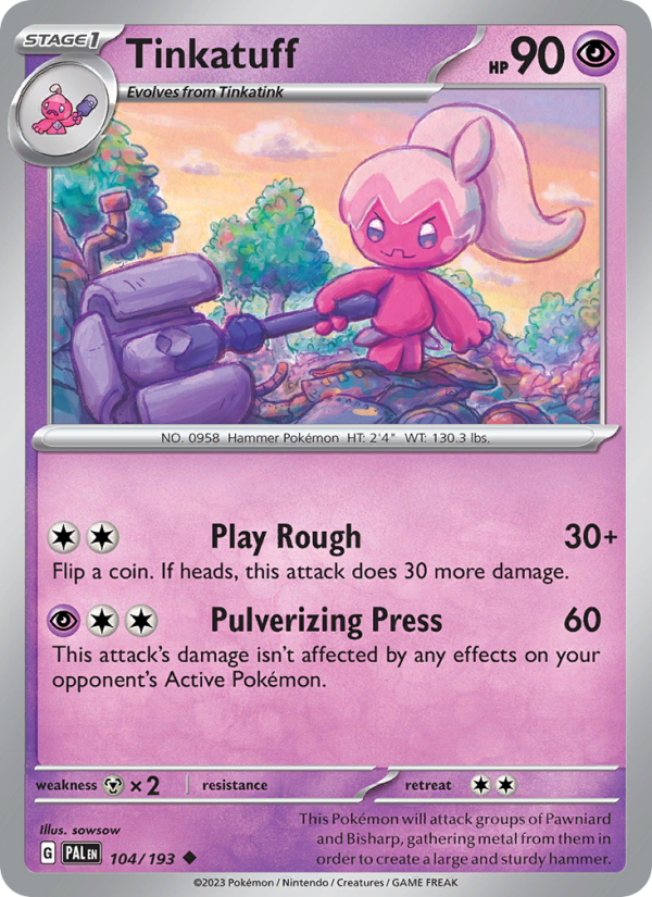 Tinkatuff - Pokémon TCG Card