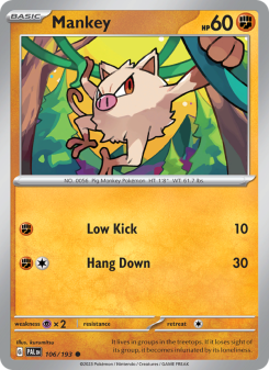 Mankey - pokemon TCG Card
