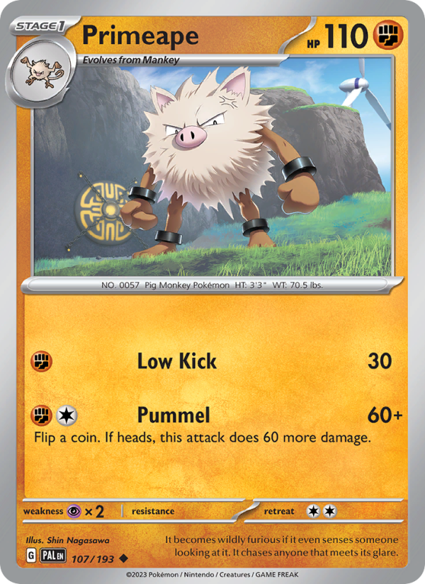 Primeape - Pokémon TCG Card