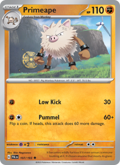 Primeape - pokemon TCG Card