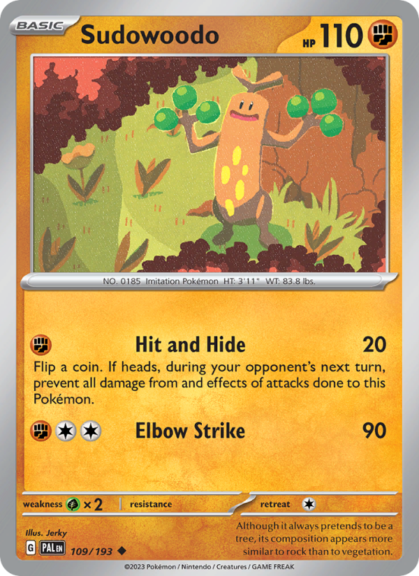 Sudowoodo - Pokémon TCG Card