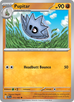 Pupitar - pokemon TCG Card