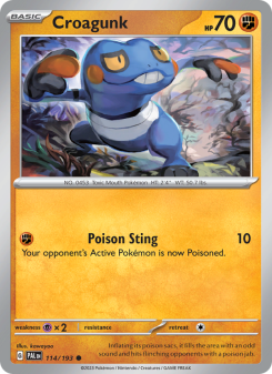 Croagunk - pokemon TCG Card