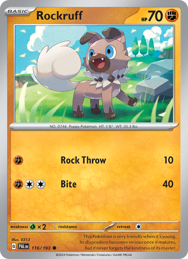 Rockruff - Pokémon TCG Card