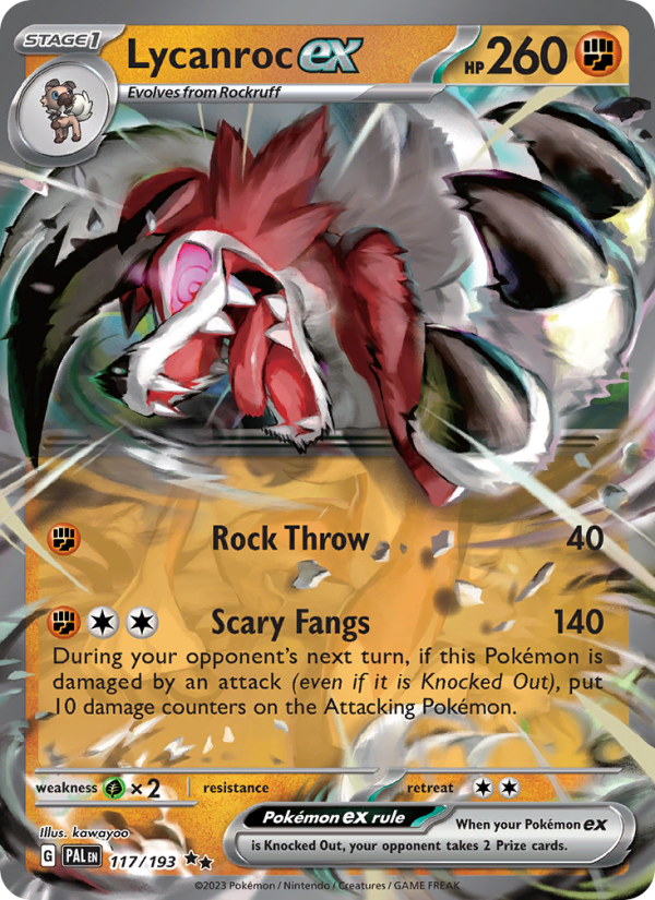 Lycanroc ex - Pokémon TCG Card
