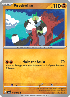 Passimian - pokemon TCG Card
